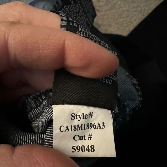 1822 Pull On Ankle Length Skinny Jeans Size 10 Dark Blue - Picture 5 of 9